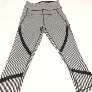 Calvin Klein striped active leggings